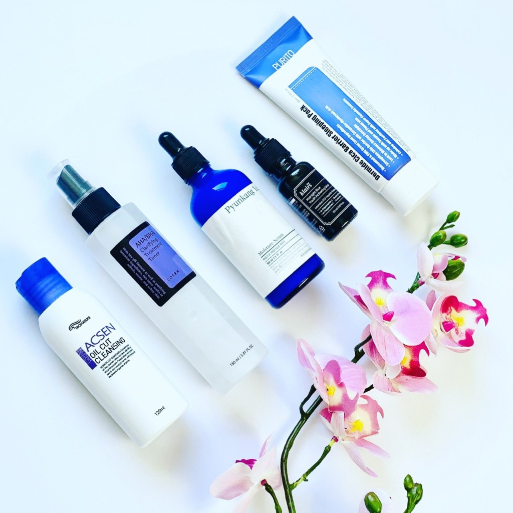 Evening skincare routine featuring K-Beauty cult classics